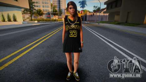 Lara Croft Fashion Casual - Los Angeles Lakers 1 für GTA San Andreas