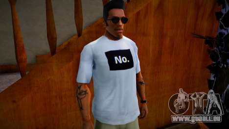 T-shirt No. pour GTA San Andreas