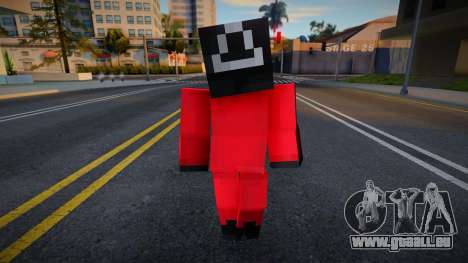 Minecraft Squid Game - Trangle Guard für GTA San Andreas