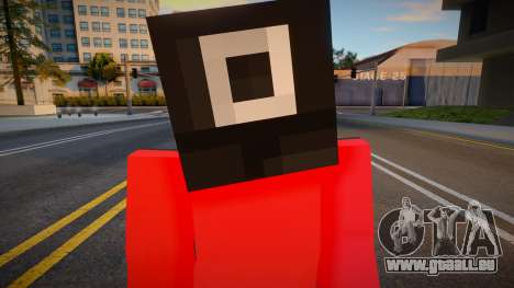 Minecraft Squid Game - Square Guard für GTA San Andreas