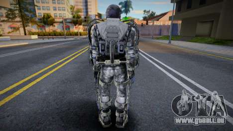 Membre du groupe X7 dans un exosquelette de S.T. pour GTA San Andreas