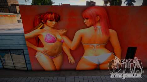 Hot Honoka and Kasumi Mural pour GTA San Andreas