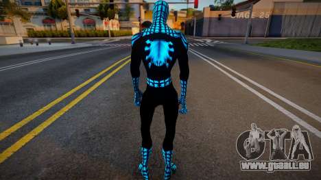 Spiderman Web Of Shadows - Blue Crystal Suit für GTA San Andreas