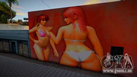 Hot Honoka and Kasumi Mural pour GTA San Andreas