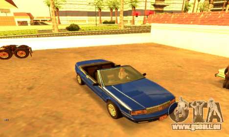 Cadillac Allanté Cabriolet 1990 pour GTA San Andreas