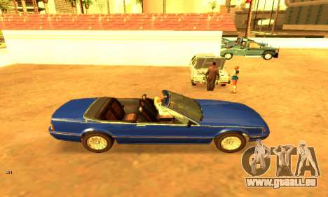 Cadillac Allanté Cabriolet 1990 pour GTA San Andreas