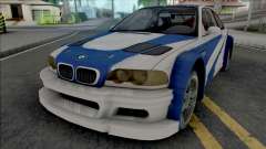 BMW M3 GTR (NFS Most Wanted Intro Cutscene) pour GTA San Andreas
