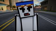 Sven - Stickmin Skin from Minecraft pour GTA San Andreas