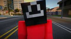 Minecraft Squid Game - Trangle Guard pour GTA San Andreas