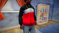 Nike Air Jacket White Red für GTA San Andreas