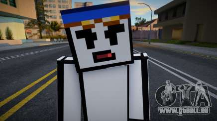 Sven - Stickmin Skin from Minecraft pour GTA San Andreas
