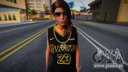 Lara Croft Fashion Casual - Los Angeles Lakers 2 für GTA San Andreas