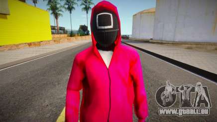 Squid Game Guard Outfit For CJ 2 pour GTA San Andreas