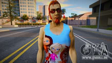 Postal Dude en T-shirt Barboskin pour GTA San Andreas