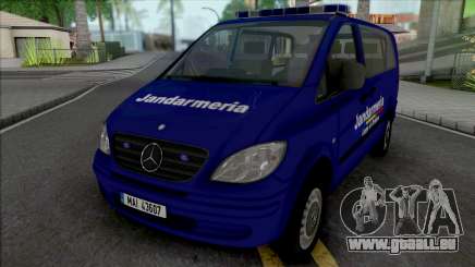 Mercedes-Benz Vito Jandarmeria Romana pour GTA San Andreas
