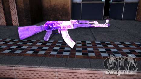 AK-47 Skin Ice Fuchsia pour GTA Vice City