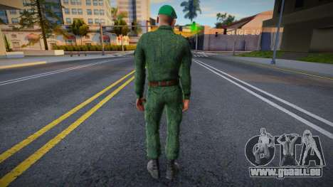 Soldat dans un béret vert pour GTA San Andreas