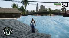 Water Level Flood Roof with Waves für GTA San Andreas Definitive Edition