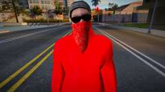 Blood gang skin 1 für GTA San Andreas