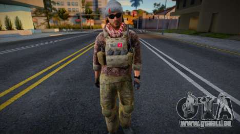 Soldat en uniforme pour GTA San Andreas