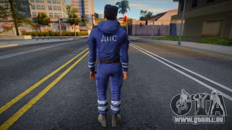 Verkehrspolizist in Winteruniform v2 für GTA San Andreas