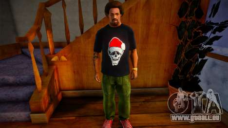 Christmas Skull T-Shirt v1 für GTA San Andreas