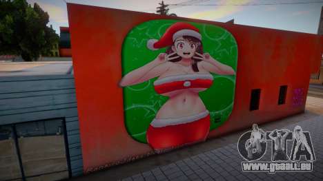 Little Witch Academia Christmas Mural v1 pour GTA San Andreas