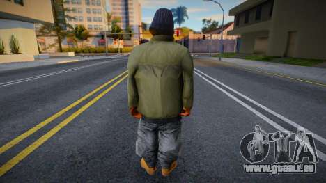 Un homme en vêtements d’hiver pour GTA San Andreas