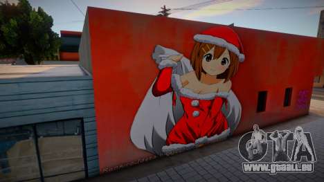 Mural de Yui Hirasawa de Navidad für GTA San Andreas