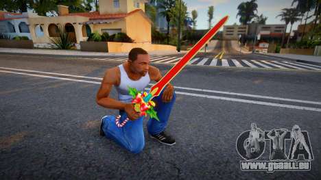 X-MAS Weapon - Katana pour GTA San Andreas