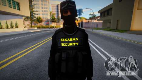 Azkaban Security Tactical Uniform pour GTA San Andreas