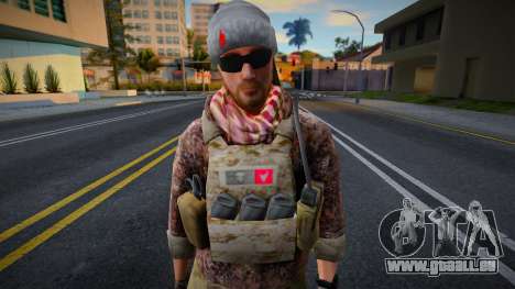 Soldat en uniforme pour GTA San Andreas