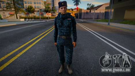 Employé de Rosgvardia en uniforme d’hiver pour GTA San Andreas