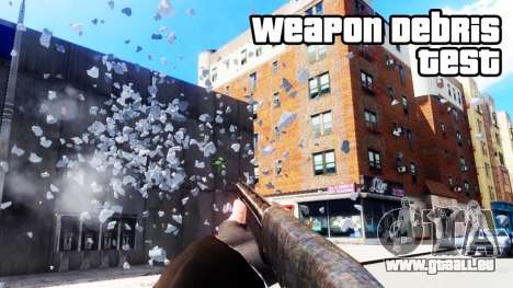 Weapon Debris Physics Effect pour GTA 4