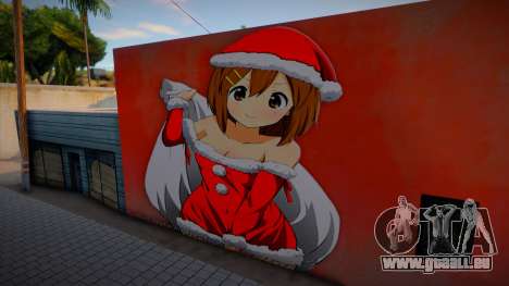 Mural de Yui Hirasawa de Navidad pour GTA San Andreas