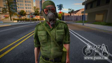 Rosgvardiya dans un masque à gaz pour GTA San Andreas