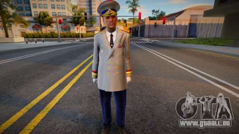Zeremonielle Uniform des Generals für GTA San Andreas