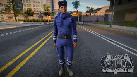 Policier de la circulation en uniforme d’hiver v pour GTA San Andreas