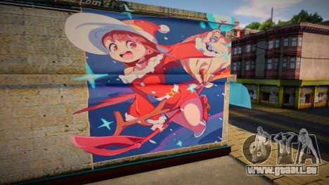 Little Witch Academia Christmas Mural v2 pour GTA San Andreas