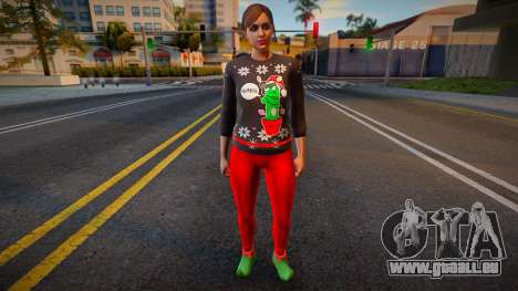 GTA Online Christmas Skin Female 2021 für GTA San Andreas
