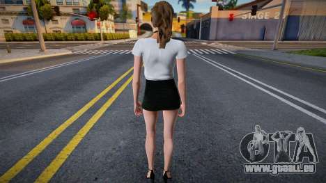 Claires Casual T-Shirt MiniSkirt pour GTA San Andreas