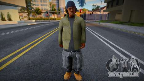 Un homme en vêtements d’hiver pour GTA San Andreas