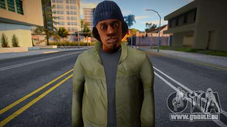 Un homme en vêtements d’hiver pour GTA San Andreas