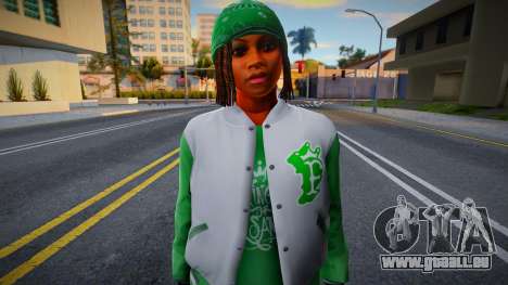 Grove (Families) Girl from GTA V 1 pour GTA San Andreas