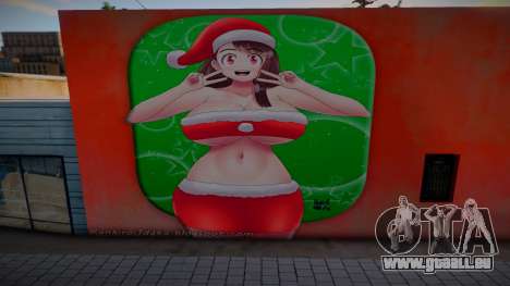Little Witch Academia Christmas Mural v1 für GTA San Andreas