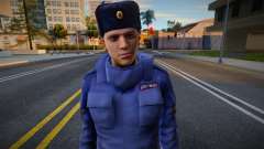 Policier de la circulation en uniforme d’hiver v2 pour GTA San Andreas