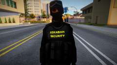Azkaban Security Tactical Uniform für GTA San Andreas
