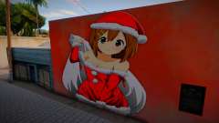 Mural de Yui Hirasawa de Navidad für GTA San Andreas