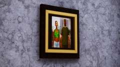 CJs house better Sweet and Kendl picture frame pour GTA San Andreas Definitive Edition