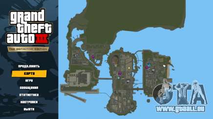 HD Satellite Map pour GTA 3 Definitive Edition
